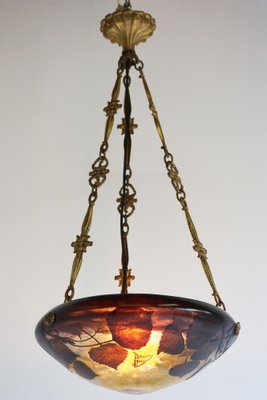 Art Nouveau Chandelier by Daumnancy & A. Petitot, 1910s-WIP-1729966