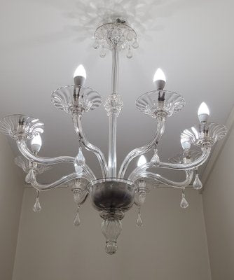 Art Nouveau Chandelier from Bucella, 1890s-SNC-2041433