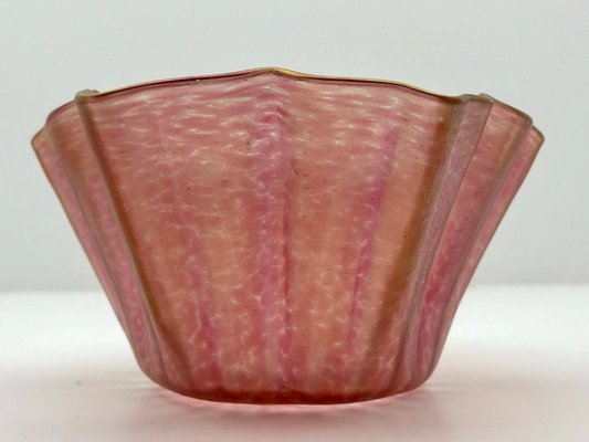 Art Nouveau Cookie Bowl in Iridescent Glass attributed to Pallme Konig & Hagel, 1870s-MJY-1791312