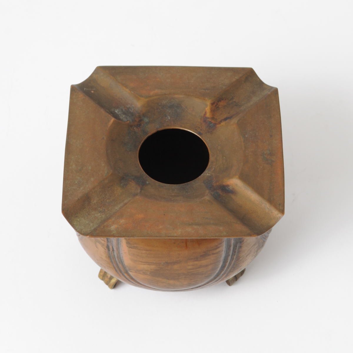 Art Nouveau Copper Ashtray by Albin Muller for Eduard Hueck