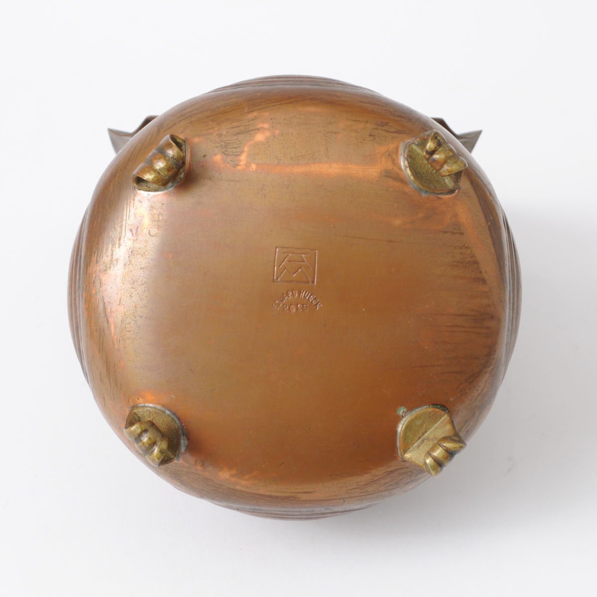 Art Nouveau Copper Ashtray by Albin Muller for Eduard Hueck