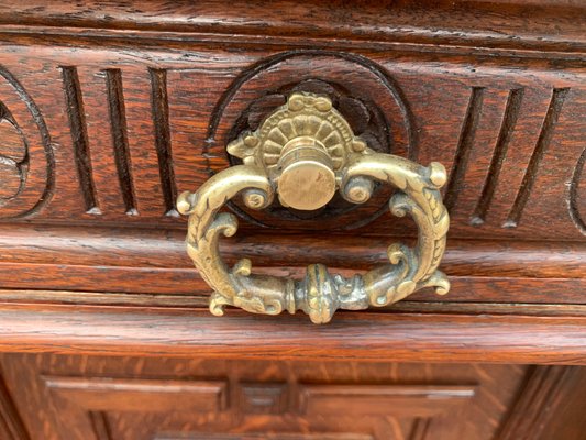 Art Nouveau Cupboard in Oak, 1900s-WQQ-2027209