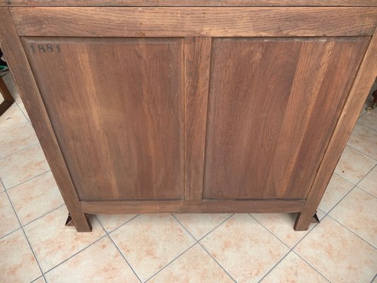 Art Nouveau Cupboard in Oak, 1900s-WQQ-2027209