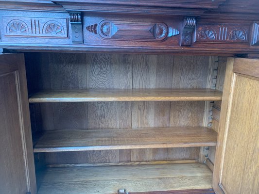 Art Nouveau Cupboard in Oak, 1900s-WQQ-2027209