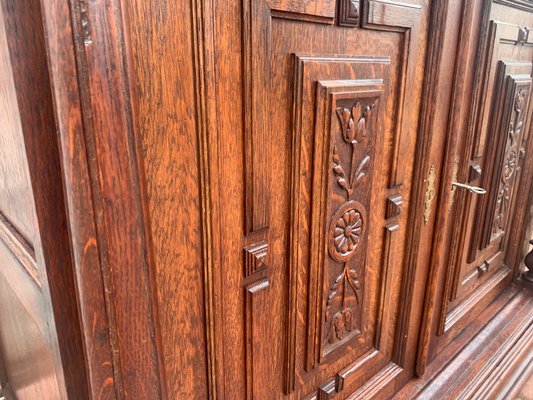 Art Nouveau Cupboard in Oak, 1900s-WQQ-2027209