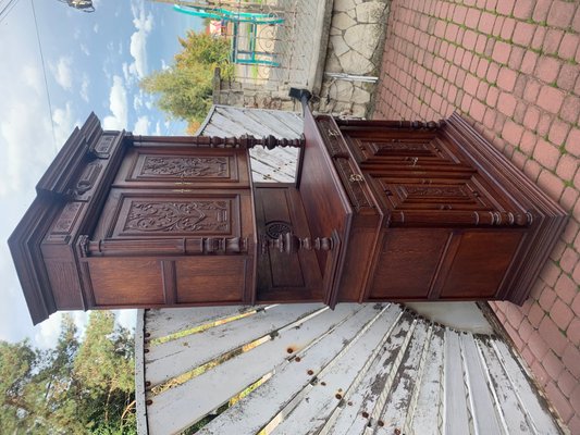 Art Nouveau Cupboard in Oak, 1900s-WQQ-2027209