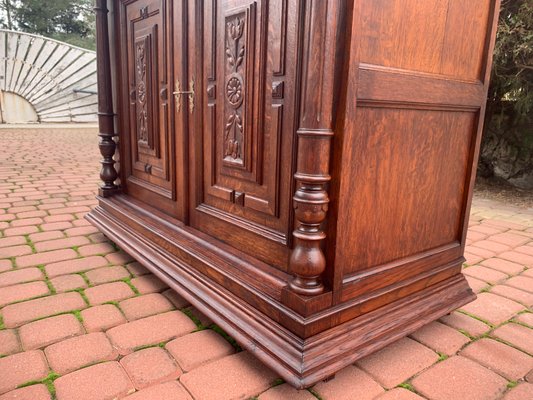 Art Nouveau Cupboard in Oak, 1900s-WQQ-2027209