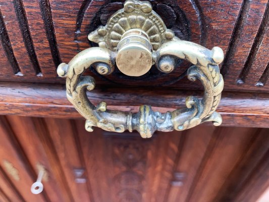 Art Nouveau Cupboard in Oak, 1900s-WQQ-2027209