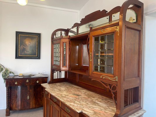 Art Nouveau Cupboard in Pine-PXE-2039008