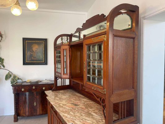 Art Nouveau Cupboard in Pine-PXE-2039008