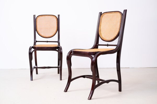 Art Nouveau Dining Chairs by Jacob & Josef Kohn, Set of 2-KGI-1411098