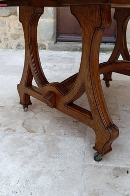 Art Nouveau Dining Room Table by Maison Krieger, 1900-XNH-1804460