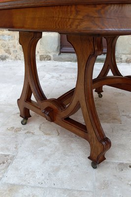 Art Nouveau Dining Room Table by Maison Krieger, 1900-XNH-1804460