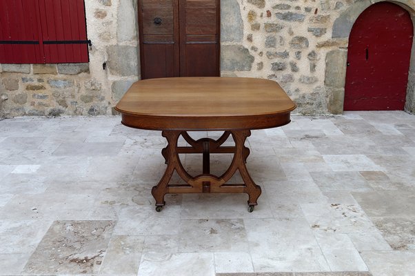 Art Nouveau Dining Room Table by Maison Krieger, 1900-XNH-1804460