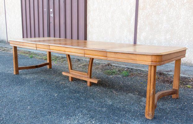 Art Nouveau Dining Table with Extentions, France, 1890s-RIU-1734477