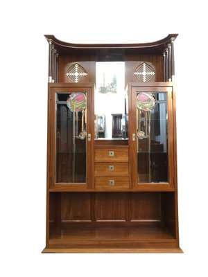 Art Nouveau Display Cabinet by J. Herrmann-TSE-1180655