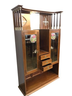 Art Nouveau Display Cabinet by J. Herrmann-TSE-1180655