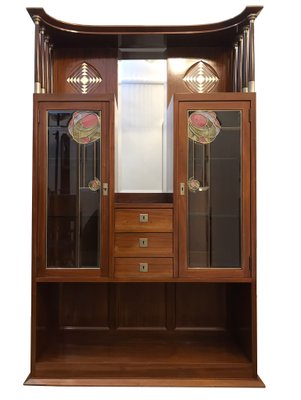 Art Nouveau Display Cabinet by J. Herrmann-TSE-1180655