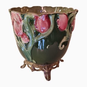 Art Nouveau Earthenware Pot Cache, 1890s-GSF-1811089