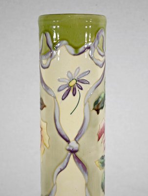 Art Nouveau Earthenware Vase from Longchamp, 1890s / 1900s-RVK-1378174