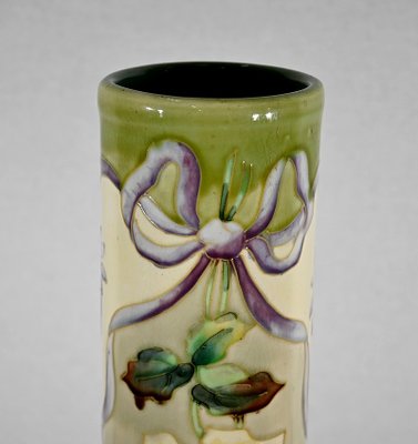 Art Nouveau Earthenware Vase from Longchamp, 1890s / 1900s-RVK-1378174