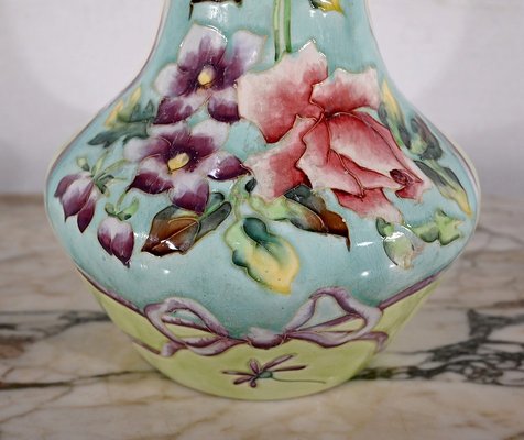 Art Nouveau Earthenware Vase from Longchamp, 1890s / 1900s-RVK-1378174