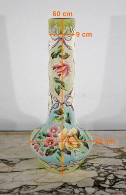 Art Nouveau Earthenware Vase from Longchamp, 1890s / 1900s-RVK-1378174