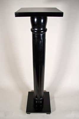 Art Nouveau Ebonized Beechwood Pedestal, Austria, 1900s-TQA-1321935