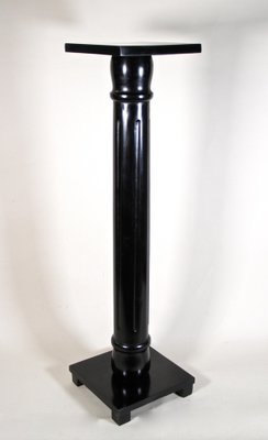 Art Nouveau Ebonized Beechwood Pedestal, Austria, 1900s-TQA-1321935