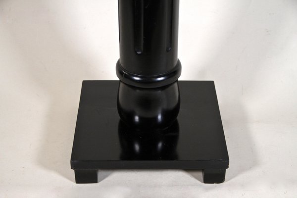 Art Nouveau Ebonized Beechwood Pedestal, Austria, 1900s-TQA-1321935