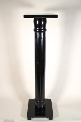 Art Nouveau Ebonized Beechwood Pedestal, Austria, 1900s-TQA-1321935