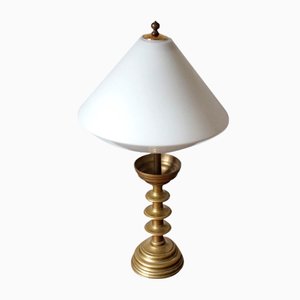 Art Nouveau Empire Brass Table Lamp, 1890s-HUW-1787855