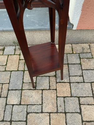 Art Nouveau Flower Stand in Mahogany, 1915-NYZ-2016191