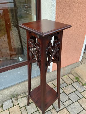 Art Nouveau Flower Stand in Mahogany, 1915-NYZ-2016191