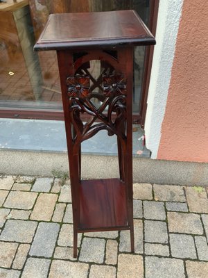 Art Nouveau Flower Stand in Mahogany, 1915-NYZ-2016191