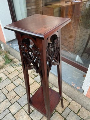 Art Nouveau Flower Stand in Mahogany, 1915-NYZ-2016191