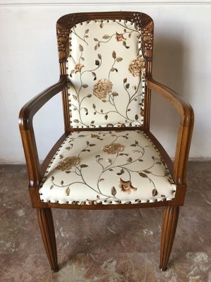 Art Nouveau French Armchairs, 1910s, Set of 2-MTX-675632