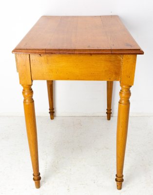 Art Nouveau French Beech Writing Table, 1900s-RIU-1420996