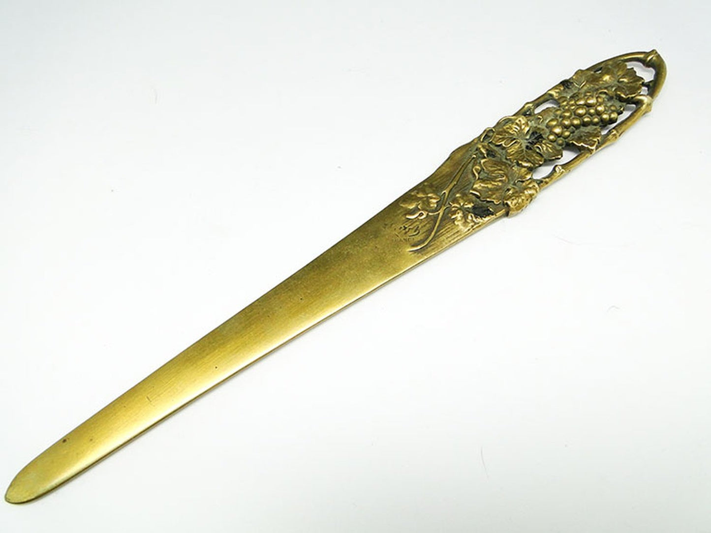 Art Nouveau French Figurative Letters Knife, 1890s