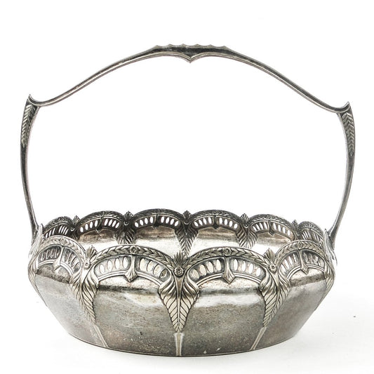 Art Nouveau Fruit Basket from WMF, 1890s