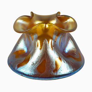 Art Nouveau Glass & Bronze Vase from Loetz, Former Austria-Hungary, 1900s-EMT-1722015