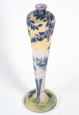 Art Nouveau Glass Vase by De Vez, 1900-WFS-1801567