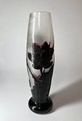 Art Nouveau Glass Vase by Gallé, France-LBS-1768302