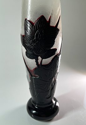 Art Nouveau Glass Vase by Gallé, France-LBS-1768302