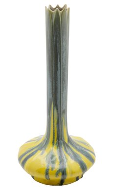 Art Nouveau Glazed Soliflore Vase from AMC Wasmuel, Belgium-MJY-1148872