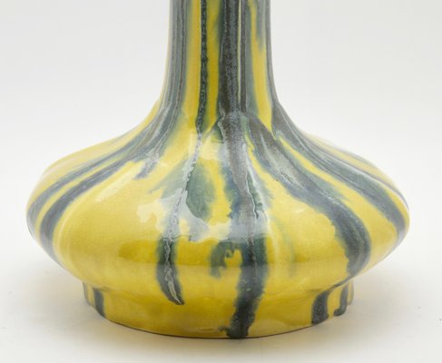 Art Nouveau Glazed Soliflore Vase from AMC Wasmuel, Belgium-MJY-1148872