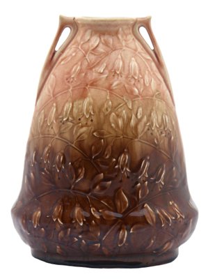 Art Nouveau Glazed Vase, Belgium, 1920s, Set of 2-MJY-1148736