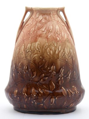 Art Nouveau Glazed Vase, Belgium, 1920s, Set of 2-MJY-1148736