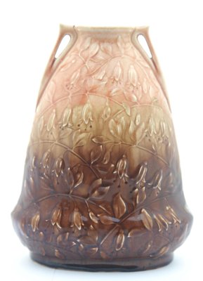 Art Nouveau Glazed Vase, Belgium, 1920s, Set of 2-MJY-1148736