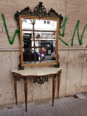 Art Nouveau Gold Consoles, Set of 2-OLY-1180718